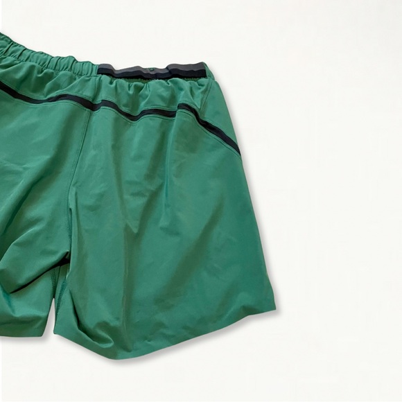Lululemon Surge Short 6" Teal Lagoon Green Men’s Running Shorts Size M - Picture 12 of 14
